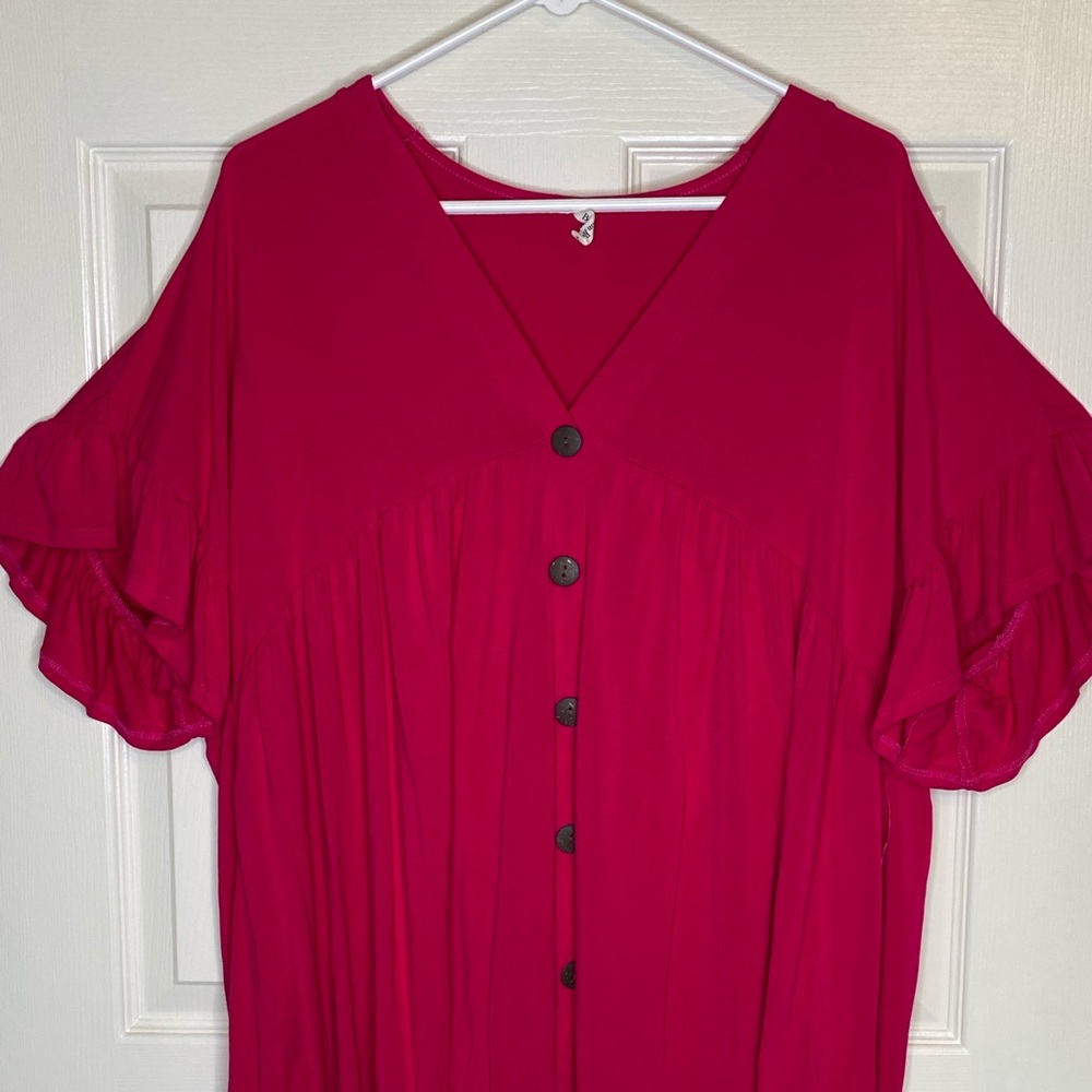 Beeson River Hot Pink shirt - size 2xl